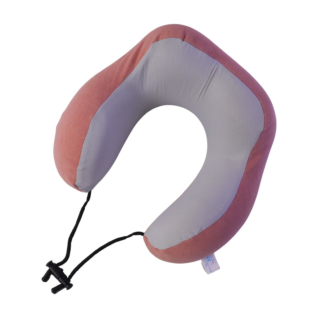 U Shaped Travel Neck Pillow With Adjustable Closure For Comfortable Trips (1 Pc)